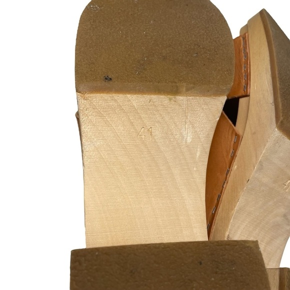 Swedish Hasbeens Anette Leather Sandals EU size 41/ US 11 - Picture 14 of 15